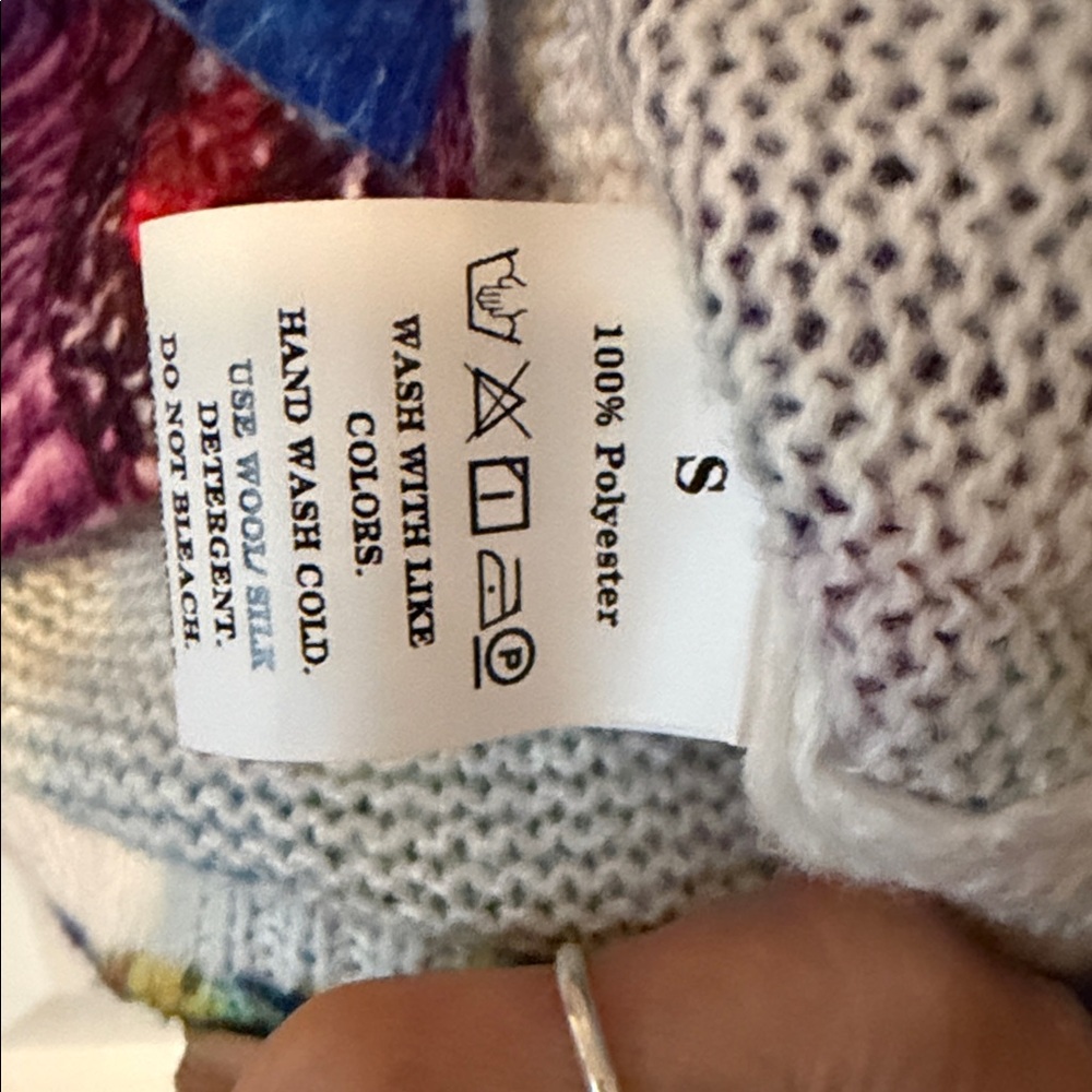 Colorful Patchwork Cardigan - Picture 2 of 4